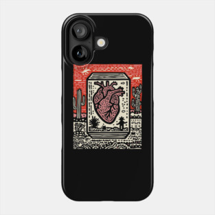 Resilient Heart | Botanical Anatomy Art Phone Case