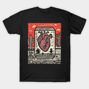 Resilient Heart | Botanical Anatomy Art T-Shirt