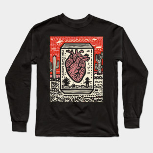 Resilient Heart | Botanical Anatomy Art Long Sleeve T-Shirt