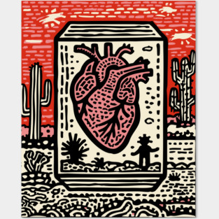 Resilient Heart | Botanical Anatomy Art Posters and Art