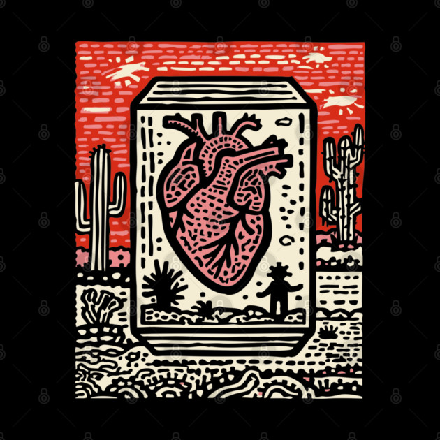 Resilient Heart | Botanical Anatomy Art by TuncGK