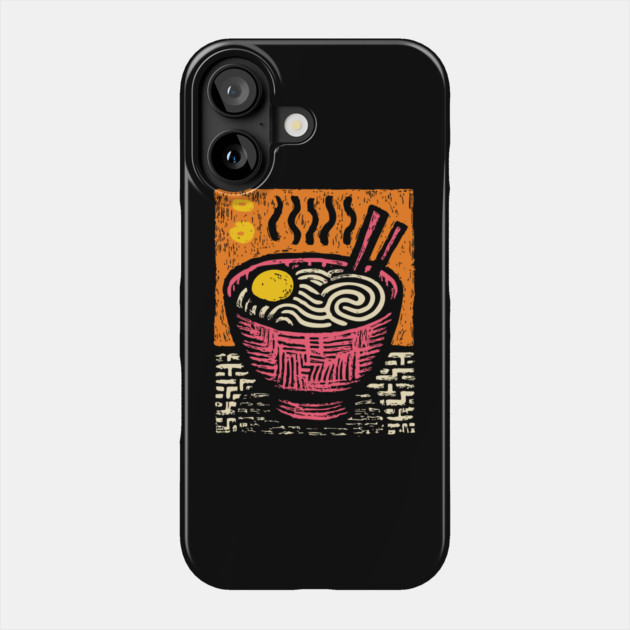 Bowl of Comfort | Pop Art Ramen Print Phone Case by TuncGK