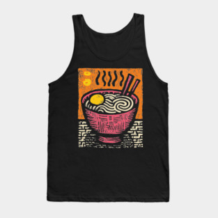 Bowl of Comfort | Pop Art Ramen Print Tank Top