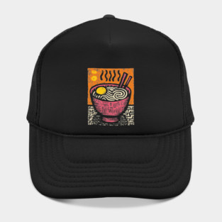 Bowl of Comfort | Pop Art Ramen Print Hat
