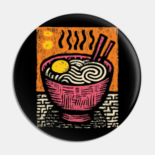 Bowl of Comfort | Pop Art Ramen Print Pin