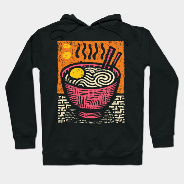 Bowl of Comfort | Pop Art Ramen Print Hoodie by TuncGK