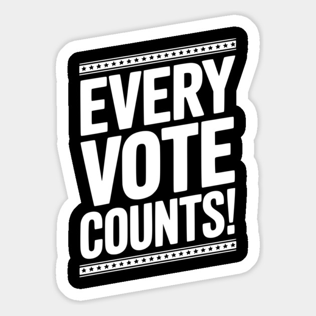 Every Vote Counts Magnet by Frank Ring