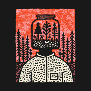 Nature Within | Surreal Botanical Art T-Shirt