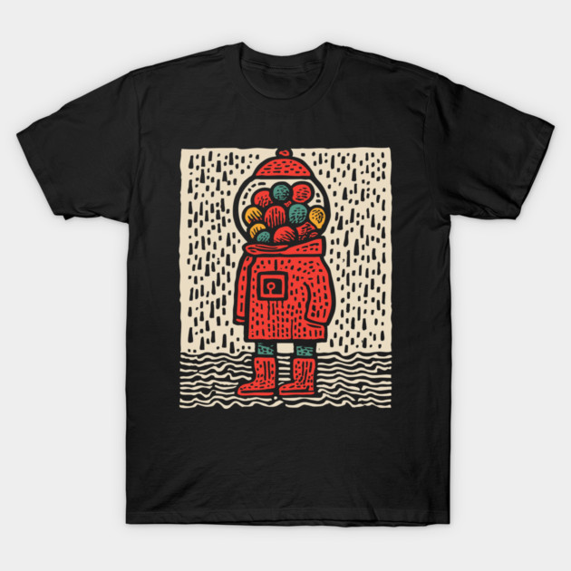 Gumball Thoughts | Nostalgic Pop Art T-Shirt by TuncGK