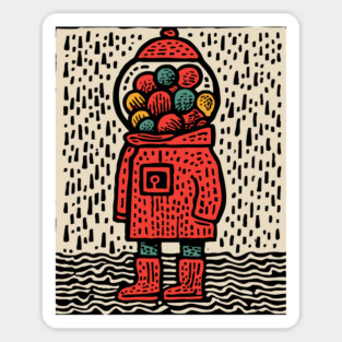 Gumball Thoughts | Nostalgic Pop Art Sticker