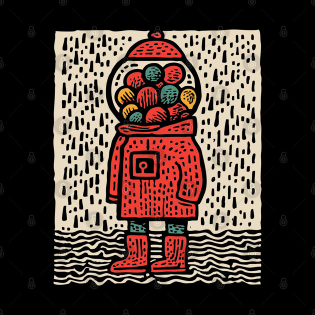 Gumball Thoughts | Nostalgic Pop Art by TuncGK