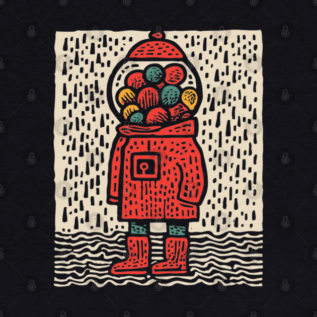 Gumball Thoughts | Nostalgic Pop Art by TuncGK