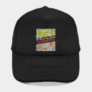 My Day I'm Booked Grinch Funny Collage Hat