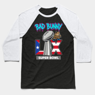 Bad-Bunny-Super-Bowl Baseball T-Shirt