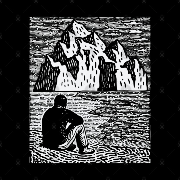 Quiet Depths | Minimalist Solitude Art by TuncGK