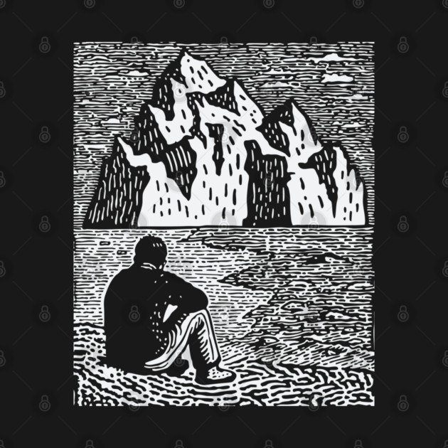 Quiet Depths | Minimalist Solitude Art by TuncGK