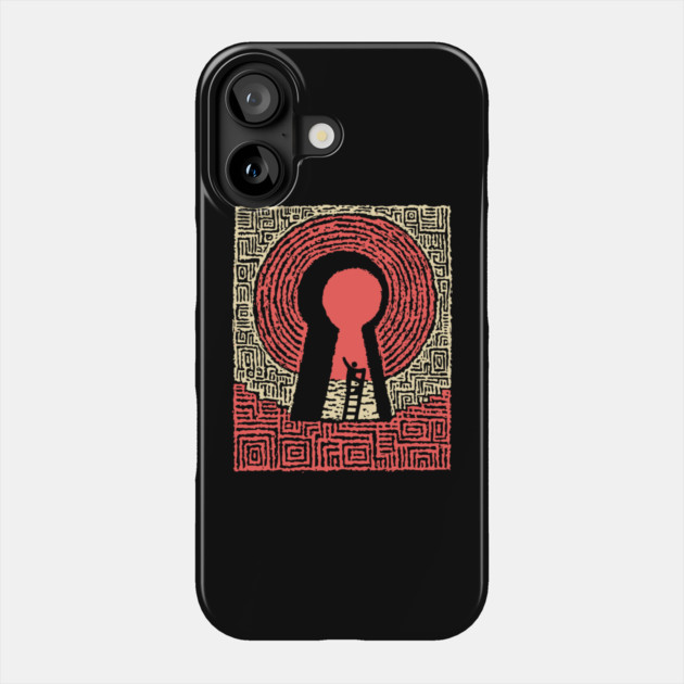 Unlock Your Path | Conceptual Maze Art Phone Case by TuncGK