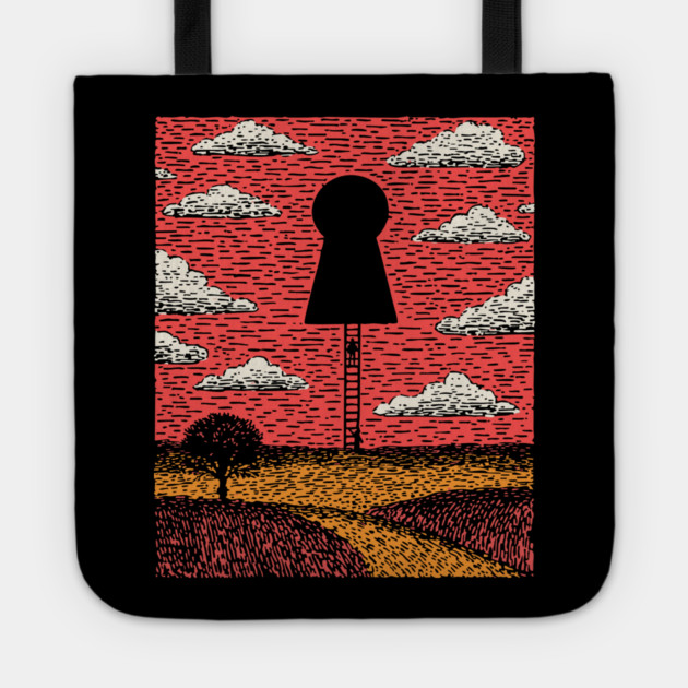 The Next Level | Minimalist Hope Art Tote by TuncGK