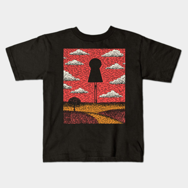 The Next Level | Minimalist Hope Art Kids T-Shirt by TuncGK