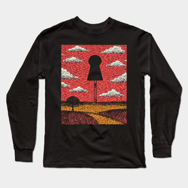 The Next Level | Minimalist Hope Art Long Sleeve T-Shirt by TuncGK