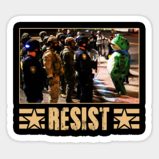 Portland Frog Protest Sticker
