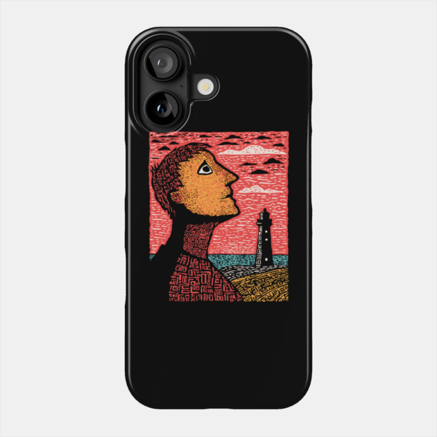 Distant Hope | Conceptual Loneliness Art Phone Case by TuncGK