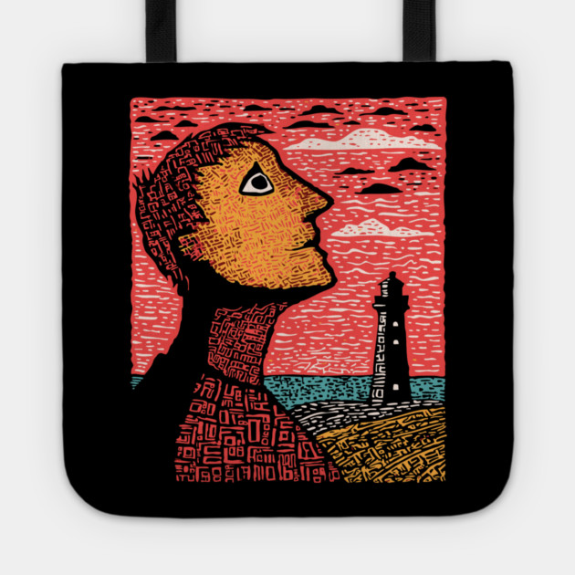 Distant Hope | Conceptual Loneliness Art Tote by TuncGK