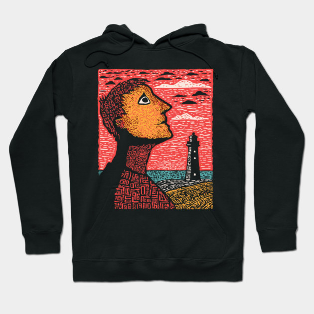 Distant Hope | Conceptual Loneliness Art Hoodie by TuncGK