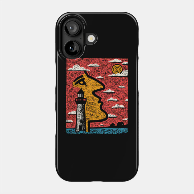 Aching Heart | Surreal Abstract Art Phone Case by TuncGK
