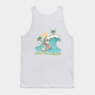 Mele Kalikimaka-Hawaiian Christmas Tank Top