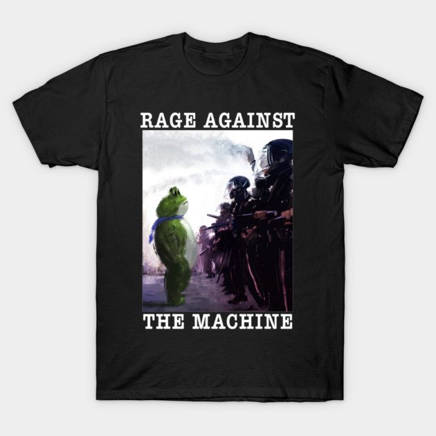 Rage Against The Machine Portland Frog Protest T-Shirt