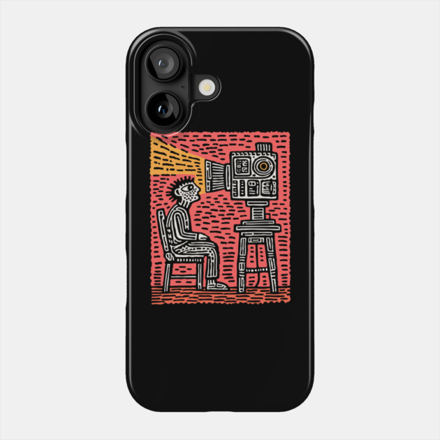 Forced Perspective | Dystopian Cinema Art Phone Case by TuncGK