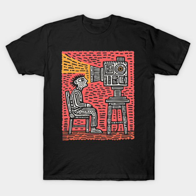 Forced Perspective | Dystopian Cinema Art T-Shirt by TuncGK
