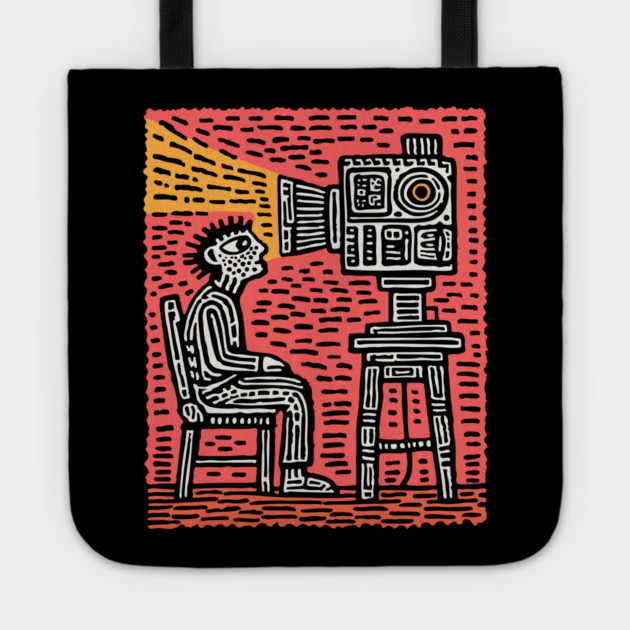 Forced Perspective | Dystopian Cinema Art Tote by TuncGK