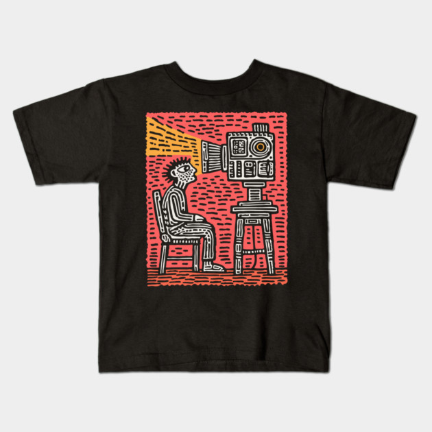 Forced Perspective | Dystopian Cinema Art Kids T-Shirt by TuncGK