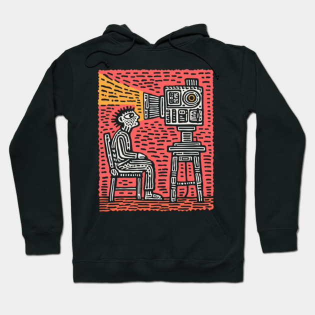 Forced Perspective | Dystopian Cinema Art Hoodie by TuncGK
