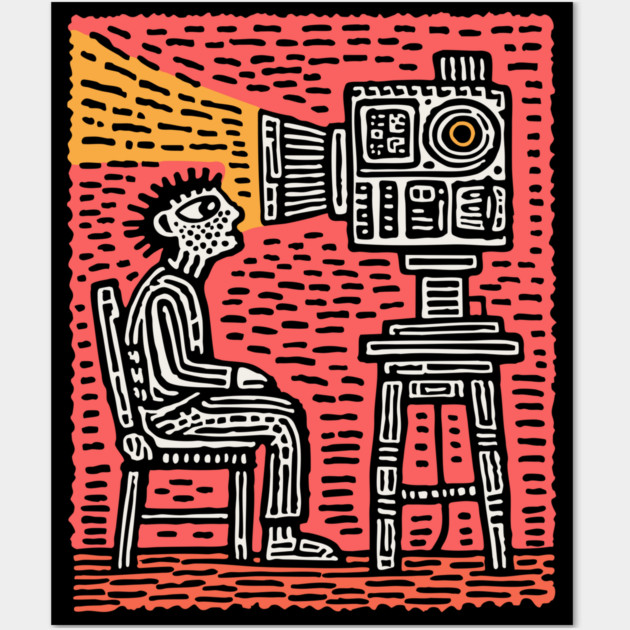 Forced Perspective | Dystopian Cinema Art Wall Art by TuncGK