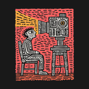 Forced Perspective | Dystopian Cinema Art T-Shirt