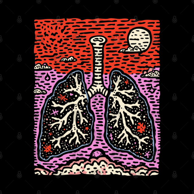 Breathe Deep | Botanical Anatomy Art by TuncGK