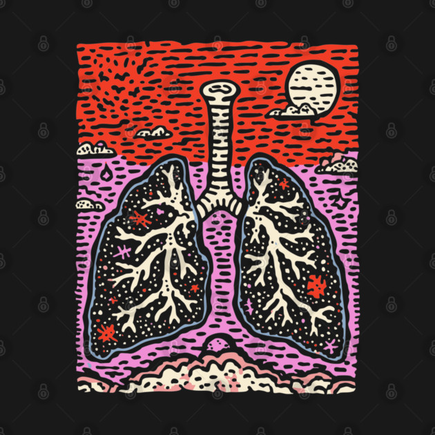 Breathe Deep | Botanical Anatomy Art by TuncGK