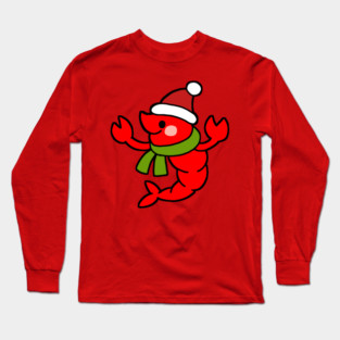 Christmas Lobster Long Sleeve T-Shirt