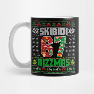 Rizz Christmas 67 Funny Xmas Gen Alpha Skibidi Rizzmas 67 Mug