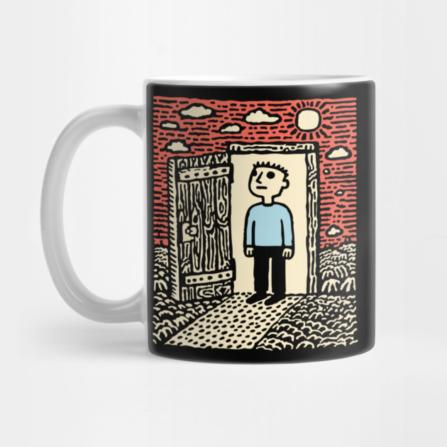 The First Step | Hopeful Minimalist Art by TuncGK