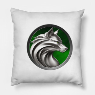 Prowler Logo Green Pillow