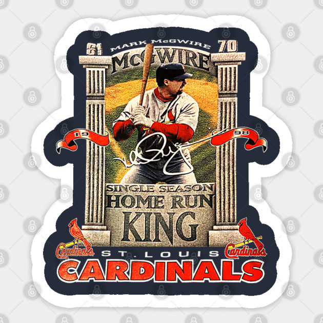 Mark McGwire - Home Run King - Cardinals Baseball Sticker by nicklower