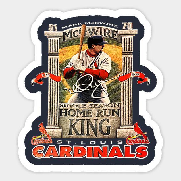 Mark McGwire - Home Run King - Cardinals Baseball Magnet by nicklower