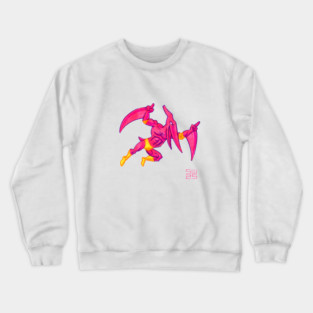 Pterodactyl Wrestler Crewneck Sweatshirt