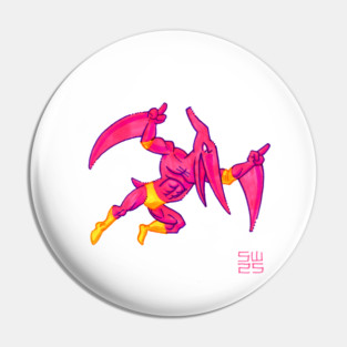 Pterodactyl Wrestler Pin