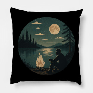 Campfire Reflection Pillow
