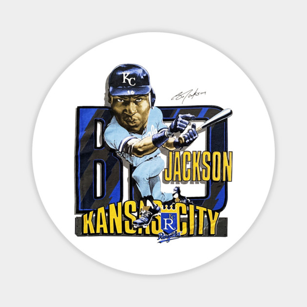 90s Baseball Bo Jackson - Classic Magnet by nicklower